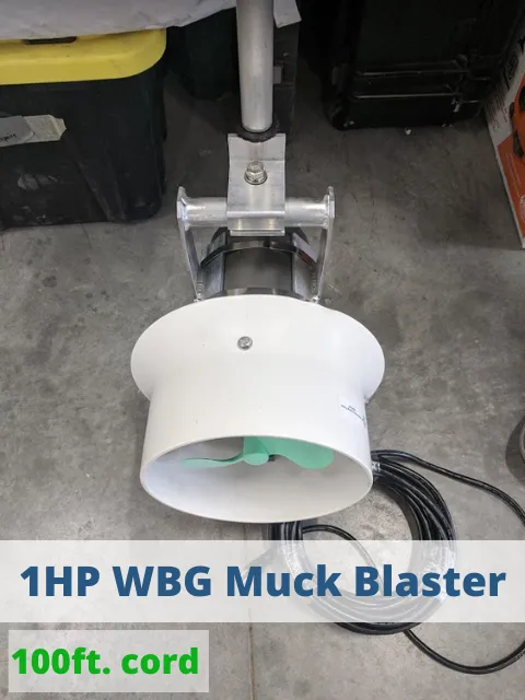 1 Hp WBG Muck Blaster (100 ft cord)