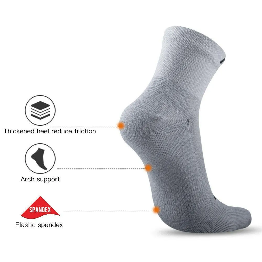 1 Pair Socks Athletic Toe Socks Five Finger Socks Breathable Running Sports High Tube Socks for Men Women