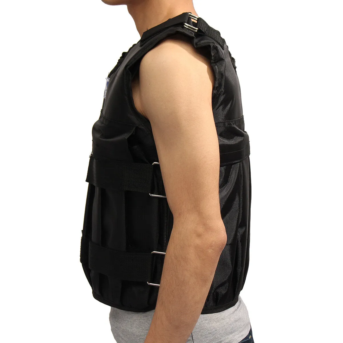 20kg Weighted Vest for Adjustable Exercise Training, Fitness, Gym Boxing, and Waistcoat - Loading Training Fitness Jacket Boxing