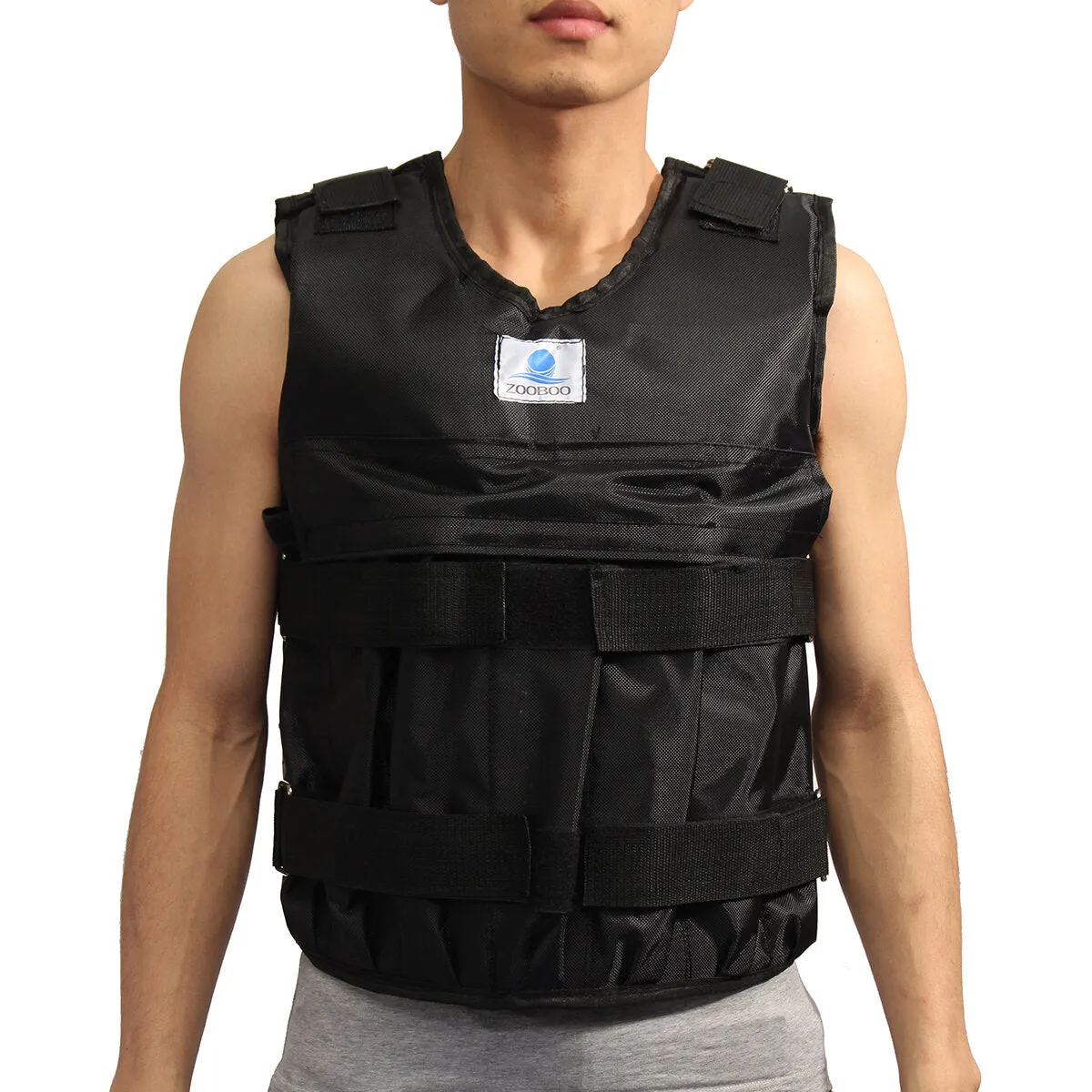 20kg Weighted Vest for Adjustable Exercise Training, Fitness, Gym Boxing, and Waistcoat - Loading Training Fitness Jacket Boxing