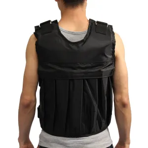 20kg Weighted Vest for Adjustable Exercise Training, Fitness, Gym Boxing, and Waistcoat - Loading Training Fitness Jacket Boxing