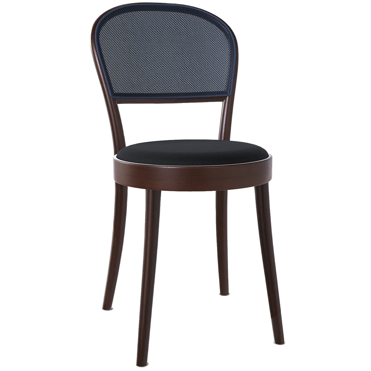 314 Upholstered Seat Mesh/Cane Back Chair