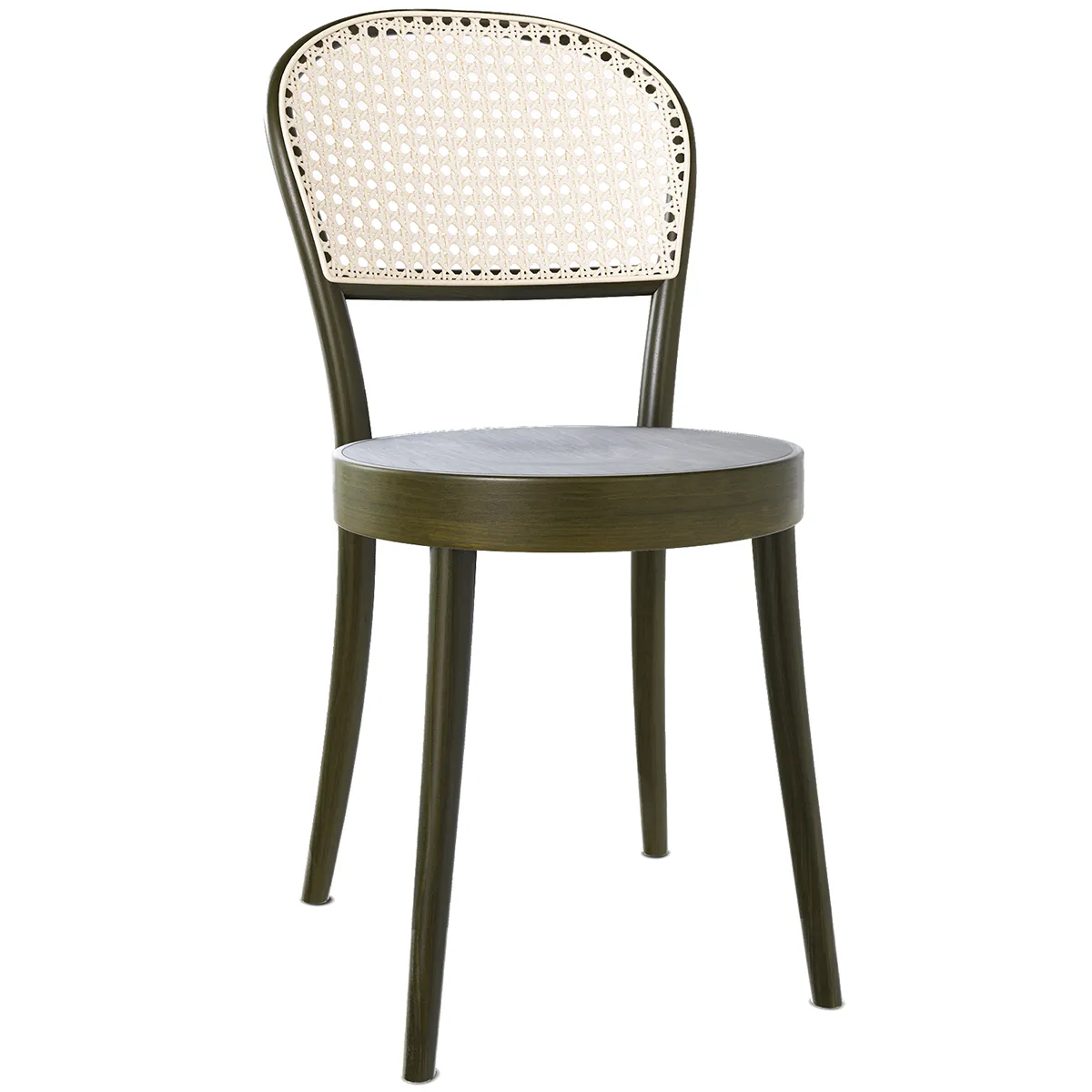 314 Wood Seat Mesh/Cane Back Chair