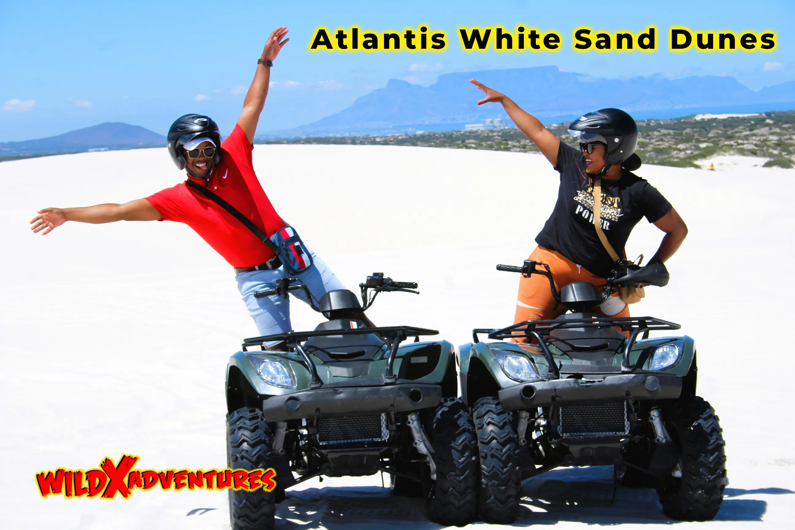 Activity Combo: Jeep 4x4 Tour, Quad Biking & Glam Sandboarding with WildX Adventures