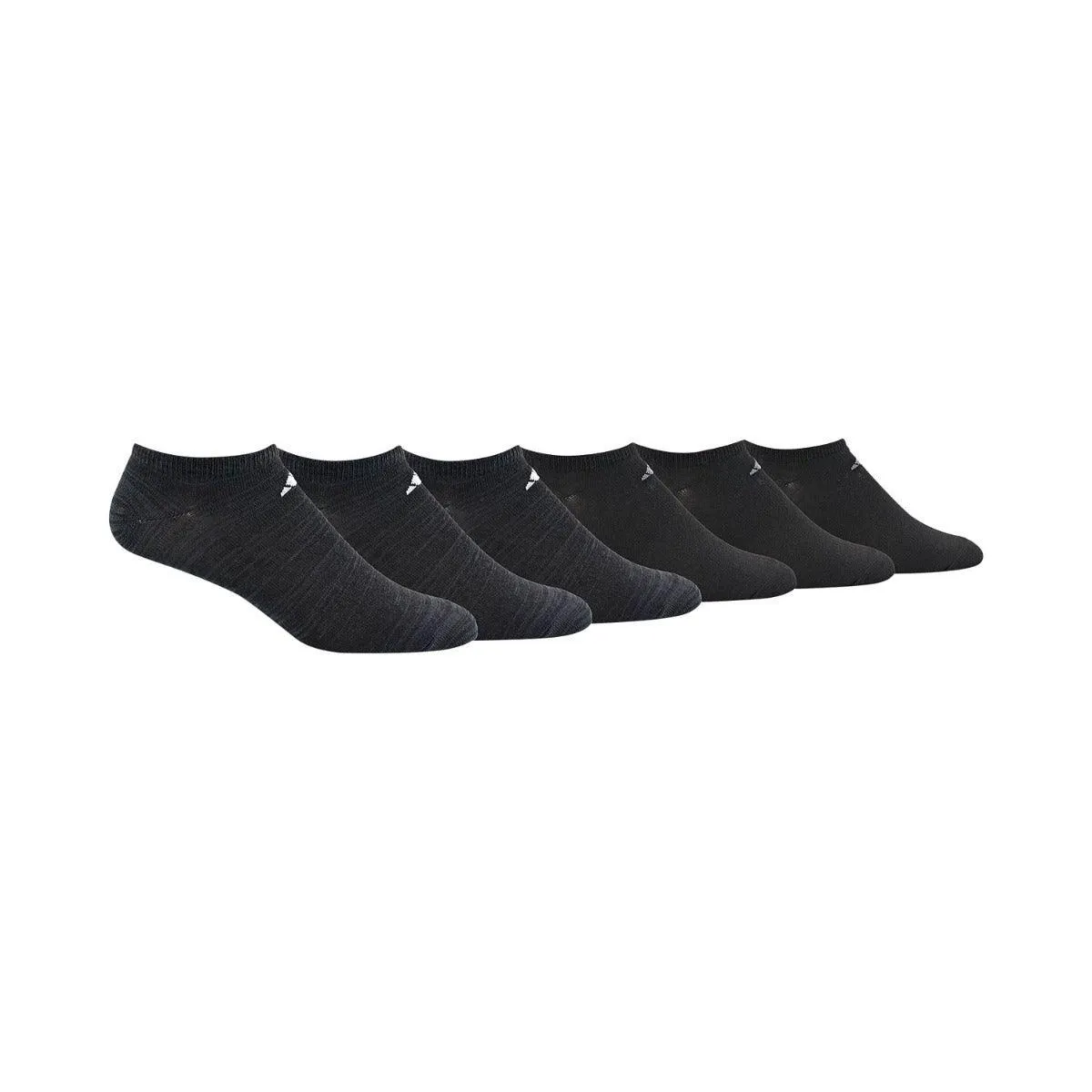 Adidas Athletic Superlite Cushioned No Show Socks (6 Pairs) - One Size