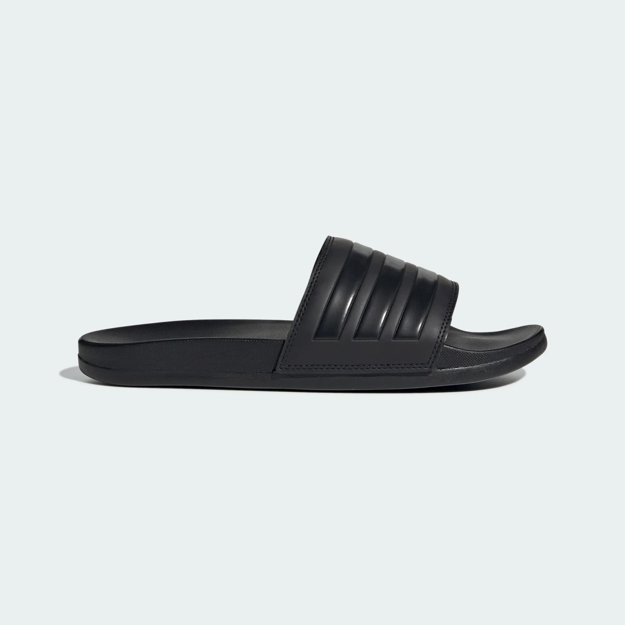 ADIDAS MEN'S ADILETTE COMFORT TRIPLE BLACK SLIDES