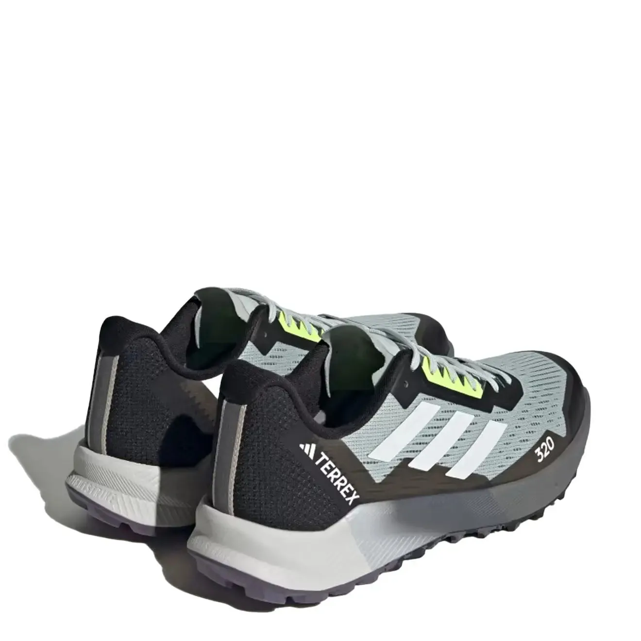 Adidas Terrex Agravic Flow 2.0 Trail Running Shoes Wonder Silver / Crystal White / Lucid Lemon