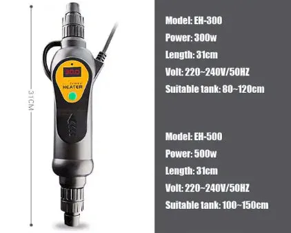 Adjustable Temperature External Heater for Fish Tanks