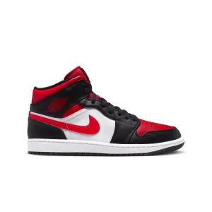 Air Jordan 1 Mid 'Bred Toe' 554724-079