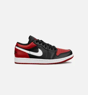 Air Jordan 1 Retro Low Bred Toe Mens Lifestyle Shoe - Black/Red