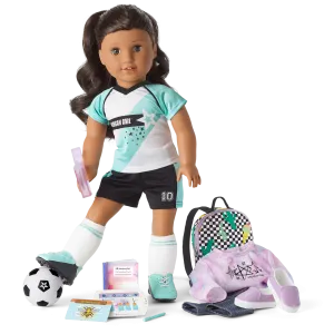 American Girl® Truly Me™ Doll #82 and School Day to Soccer Play Set