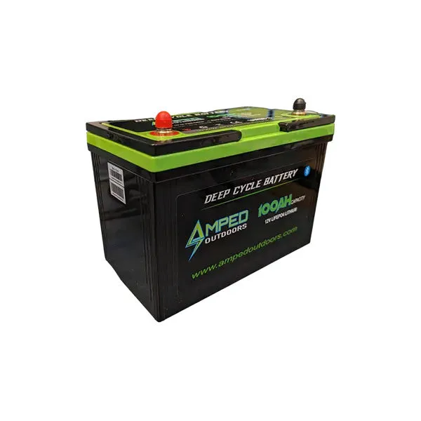 Amped Outdoors 12V 100AH Lithium Battery