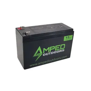 Amped Outdoors 12V 15AH Lithium Battery