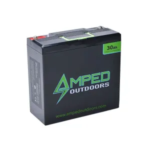 Amped Outdoors 12V 30AH Lithium Battery