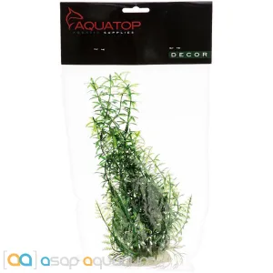 Aquatop Anacharis Aquarium Plant Green 12" High with Weighted Base