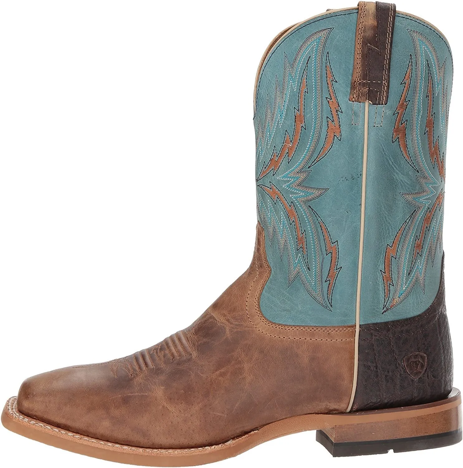 Ariat Men's Arena Rebound Western Boots - Men's Wide Square Toe Leather Boot