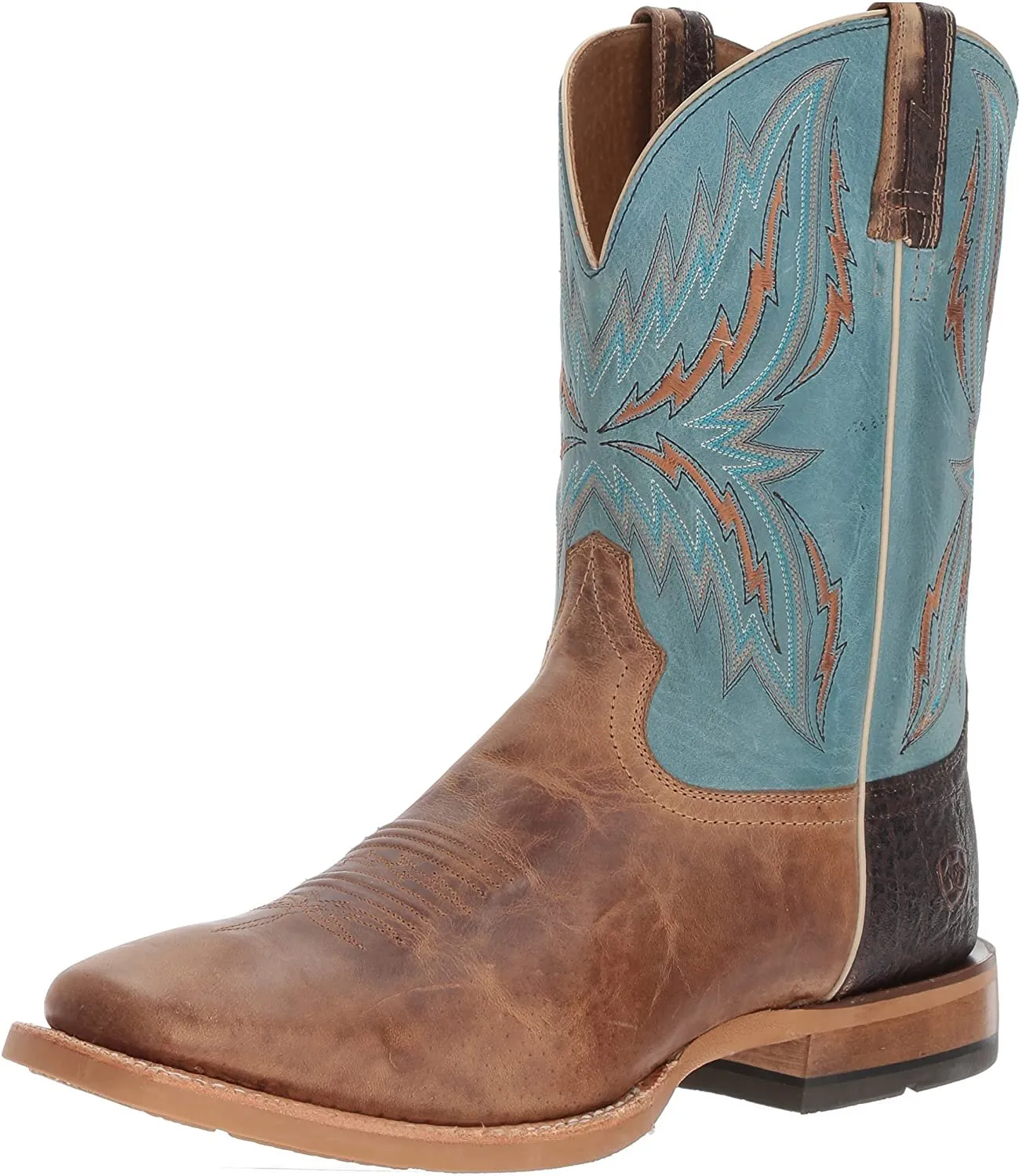 Ariat Men's Arena Rebound Western Boots - Men's Wide Square Toe Leather Boot