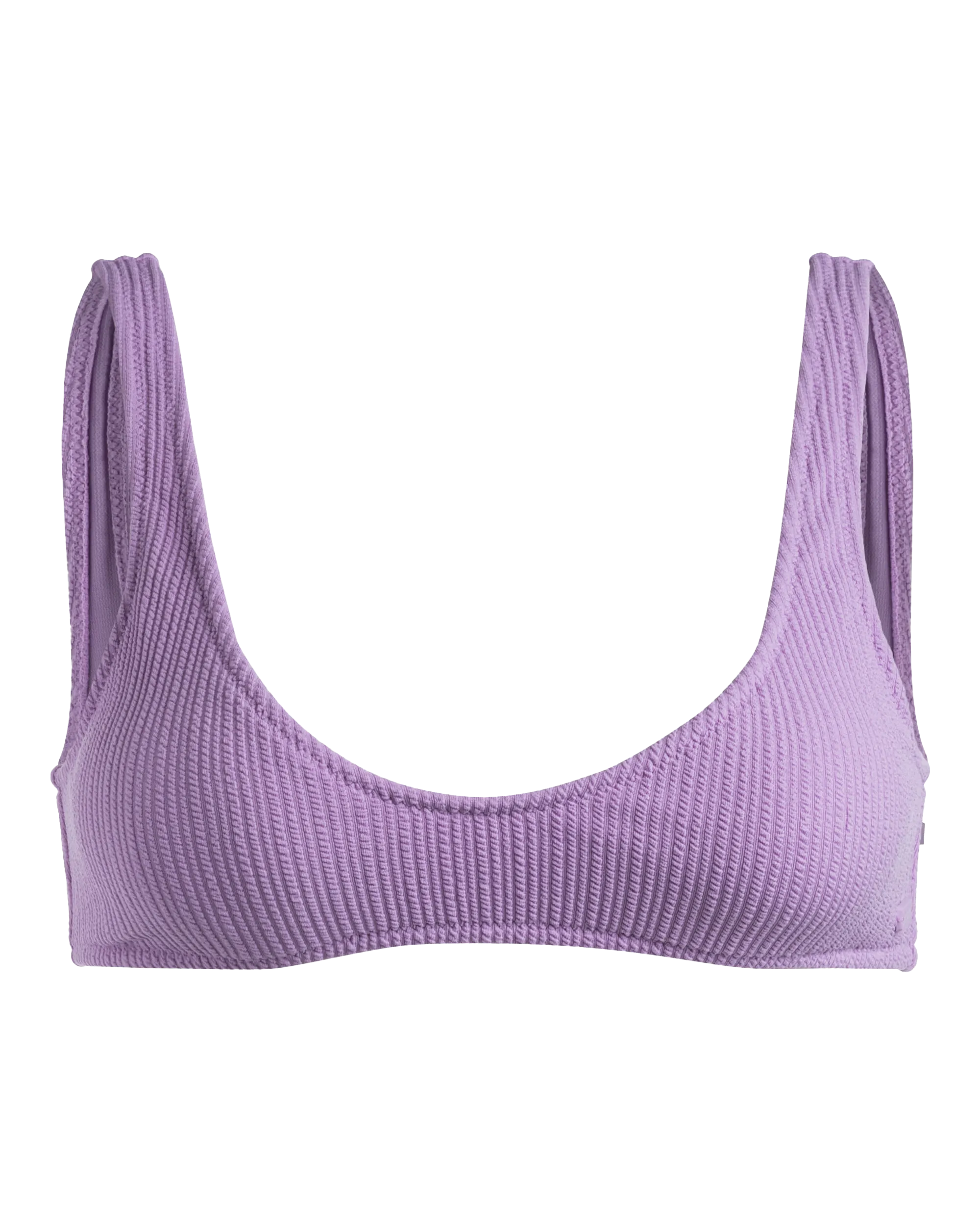 Aruba Bralette Bikini Top in Crocus Petal