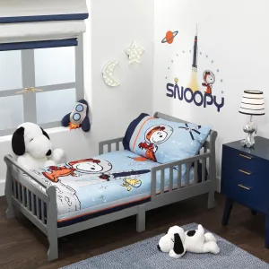 Astronaut Snoopy 4-Piece Toddler Bedding Set