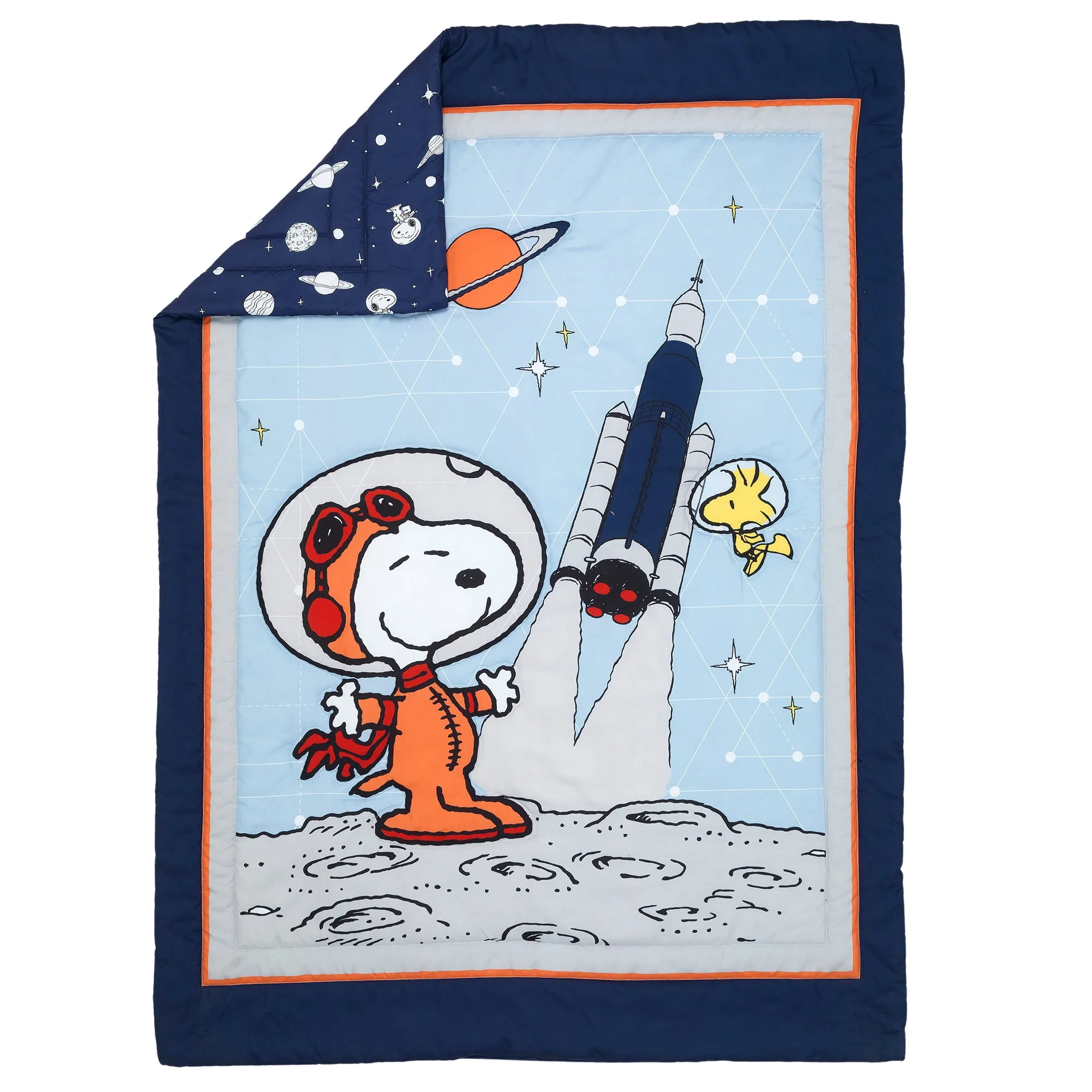 Astronaut Snoopy 4-Piece Toddler Bedding Set