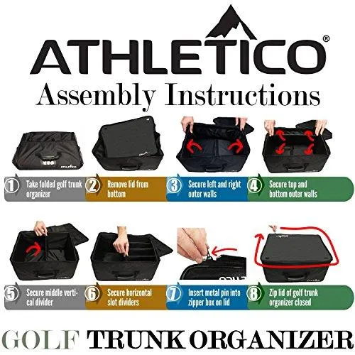 Athletico Golf Trunk Organizer