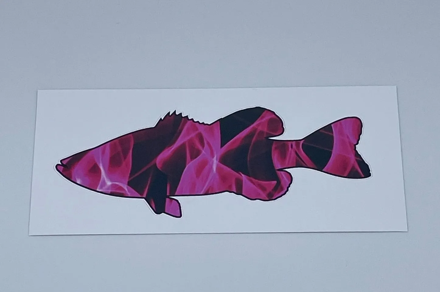 Bass Fish Decal - Available in Various Designs