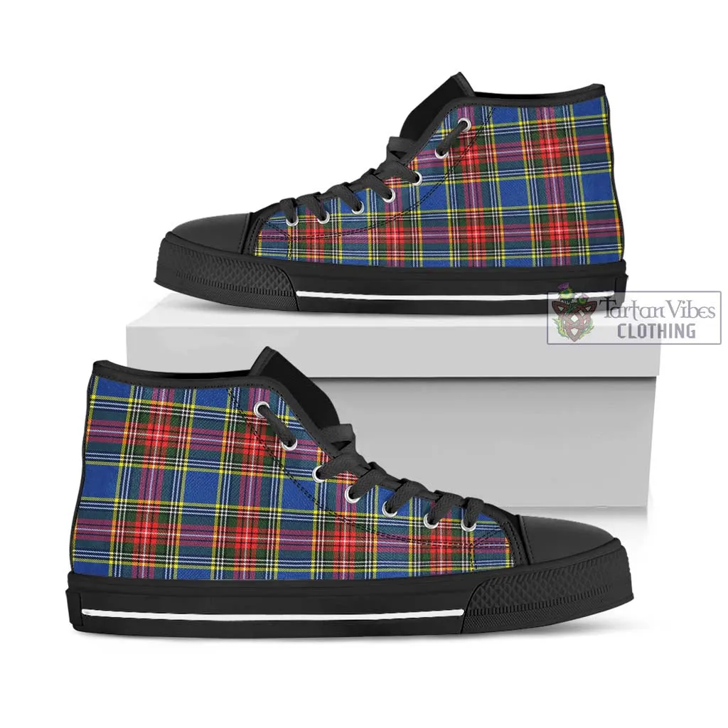 Bethune Tartan High Top Shoes