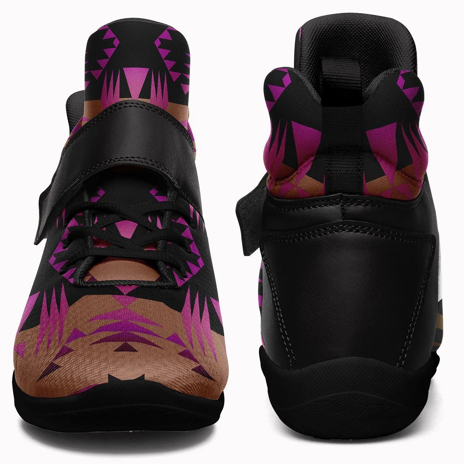 Between the Mountains Berry Ipottaa Basketball / Sport High Top Shoes - Black Sole