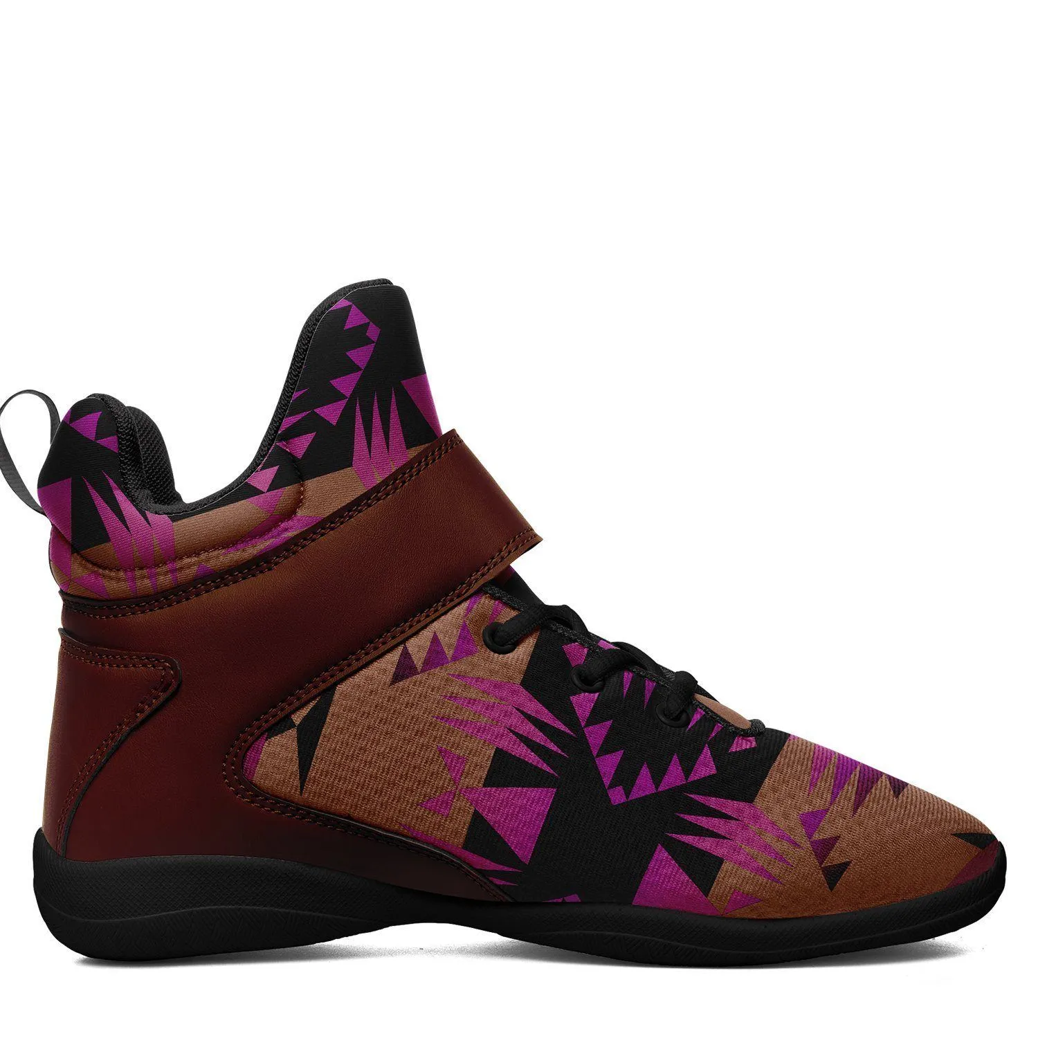 Between the Mountains Berry Ipottaa Basketball / Sport High Top Shoes - Black Sole