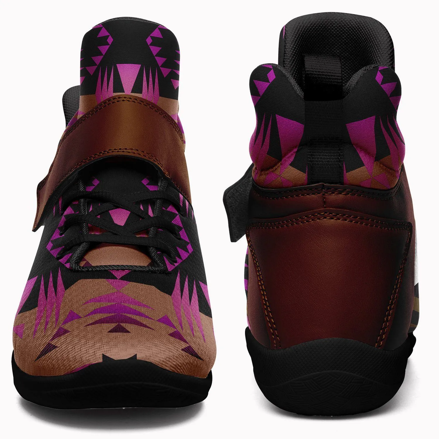 Between the Mountains Berry Ipottaa Basketball / Sport High Top Shoes - Black Sole