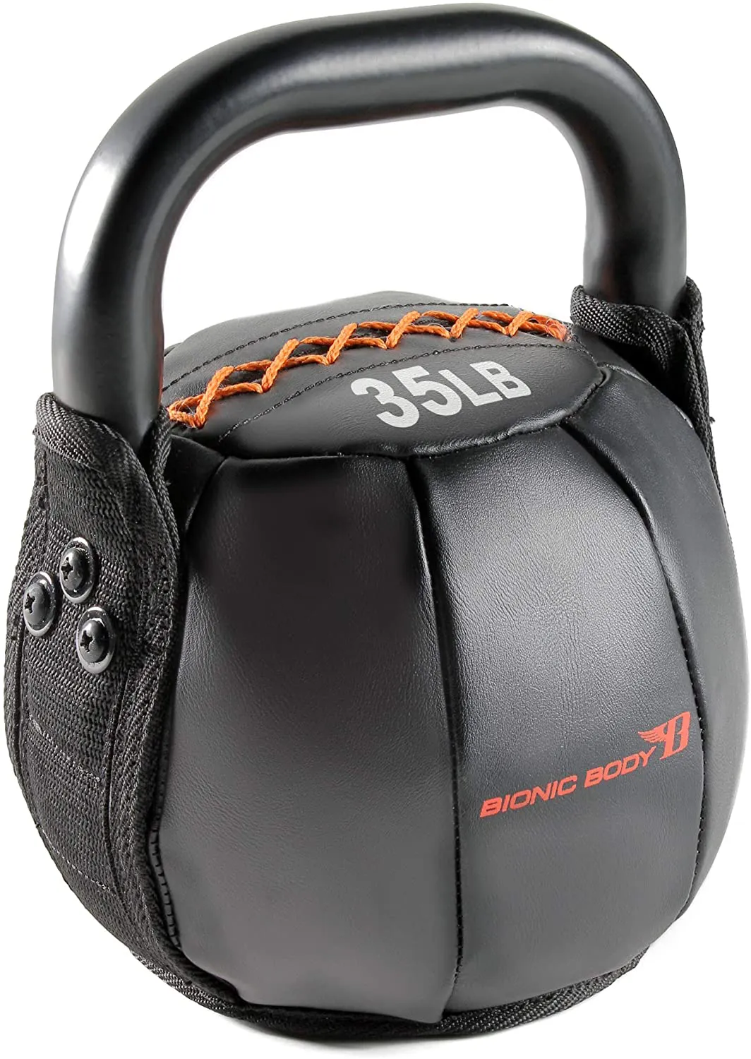 Bionic Body Soft Kettlebell with Handle - 10, 15, 20, 25, 30, 35, 40 lb. for Weightlifting, Conditioning, Strength and Core Training