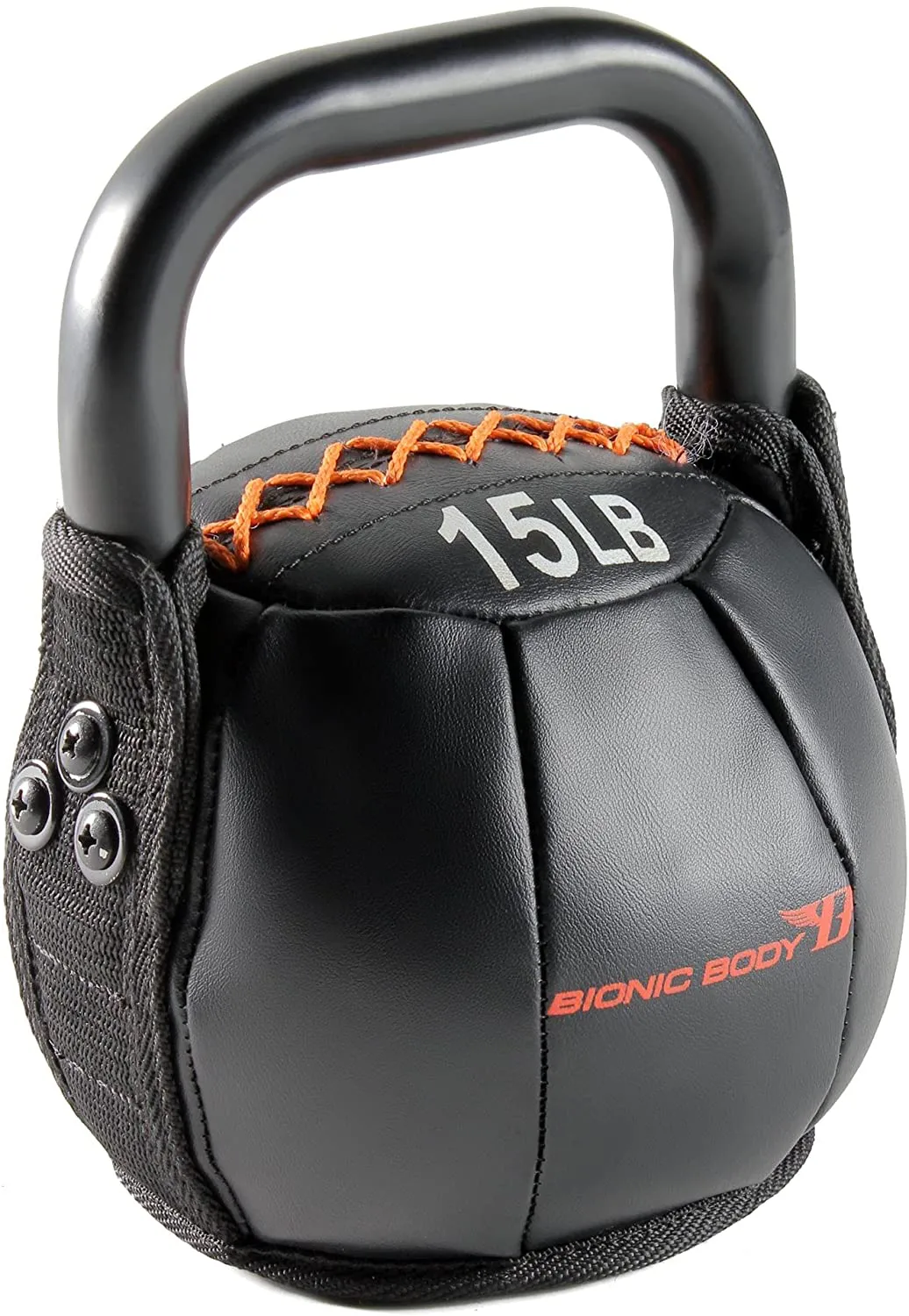 Bionic Body Soft Kettlebell with Handle - 10, 15, 20, 25, 30, 35, 40 lb. for Weightlifting, Conditioning, Strength and Core Training