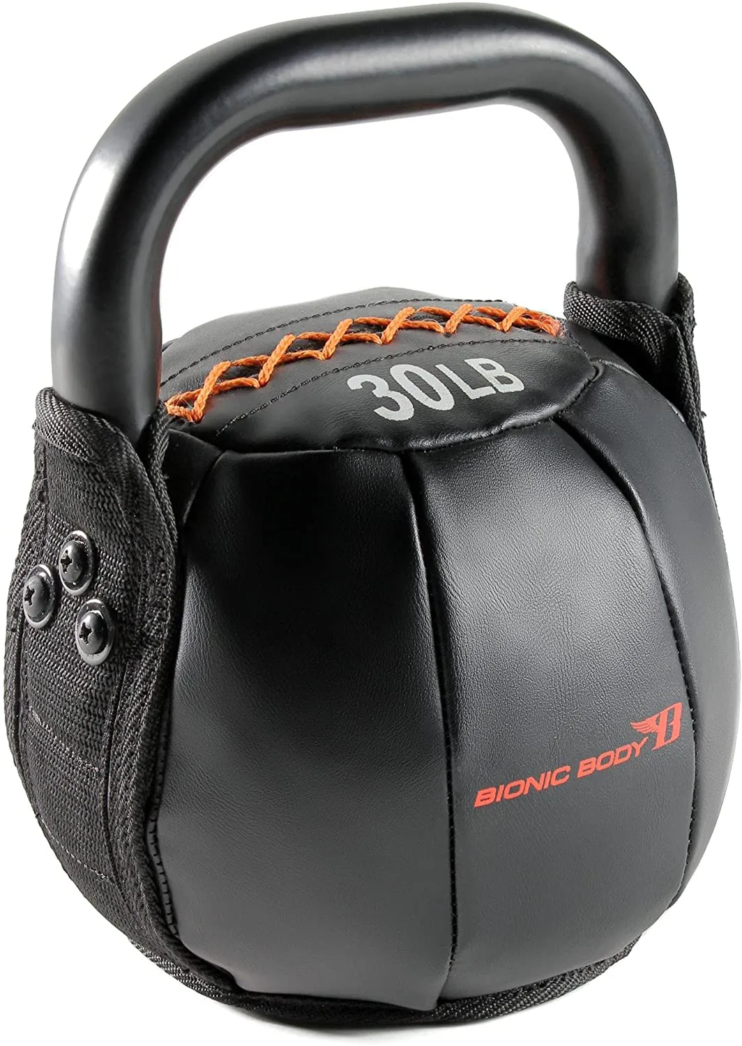 Bionic Body Soft Kettlebell with Handle - 10, 15, 20, 25, 30, 35, 40 lb. for Weightlifting, Conditioning, Strength and Core Training