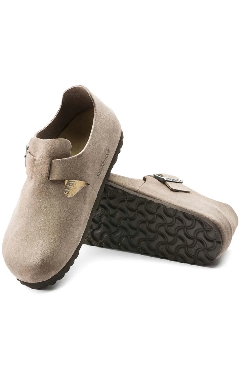 Birkenstock London Closed-Toe Shoes in Taupe