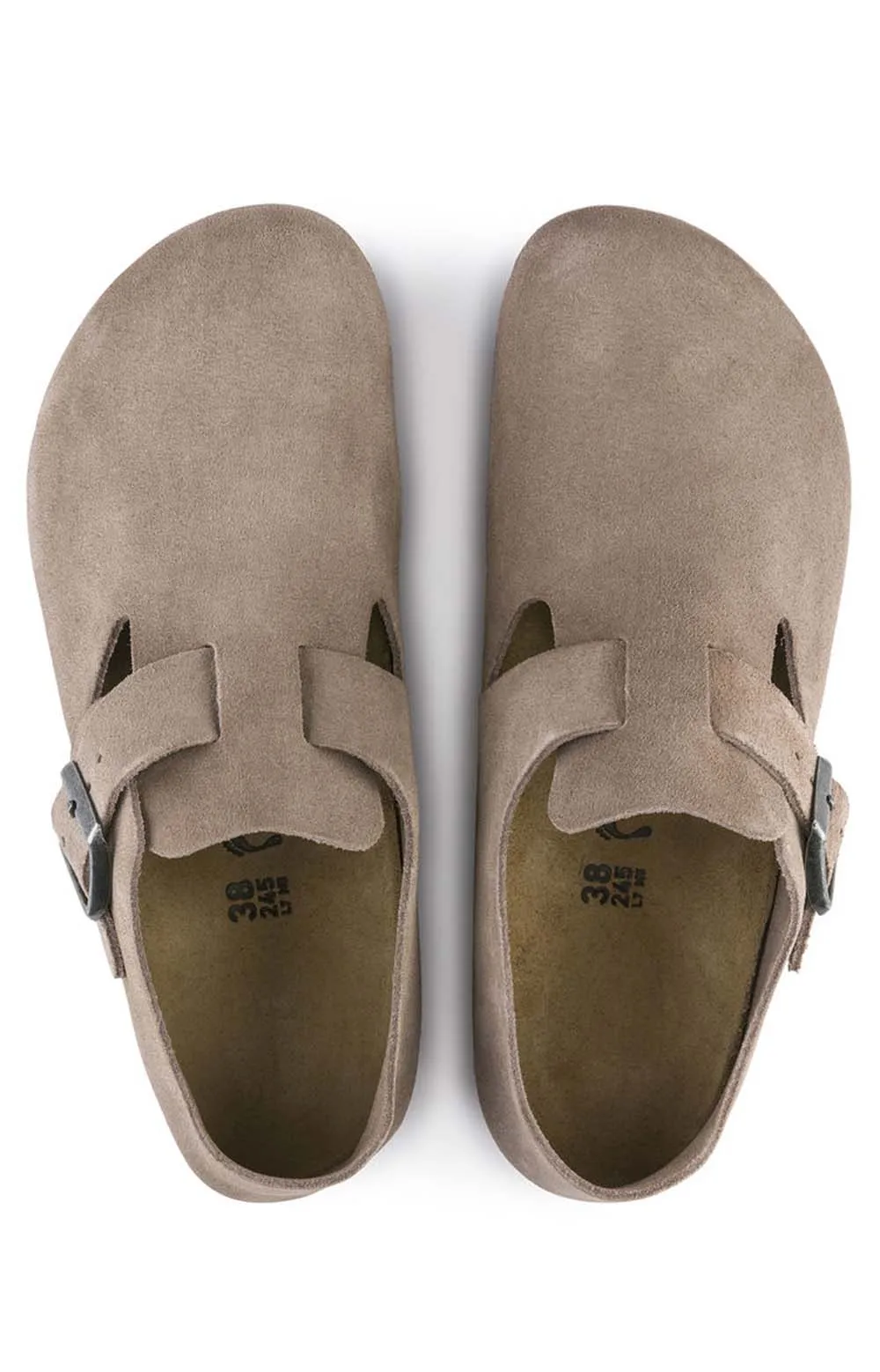 Birkenstock London Closed-Toe Shoes in Taupe