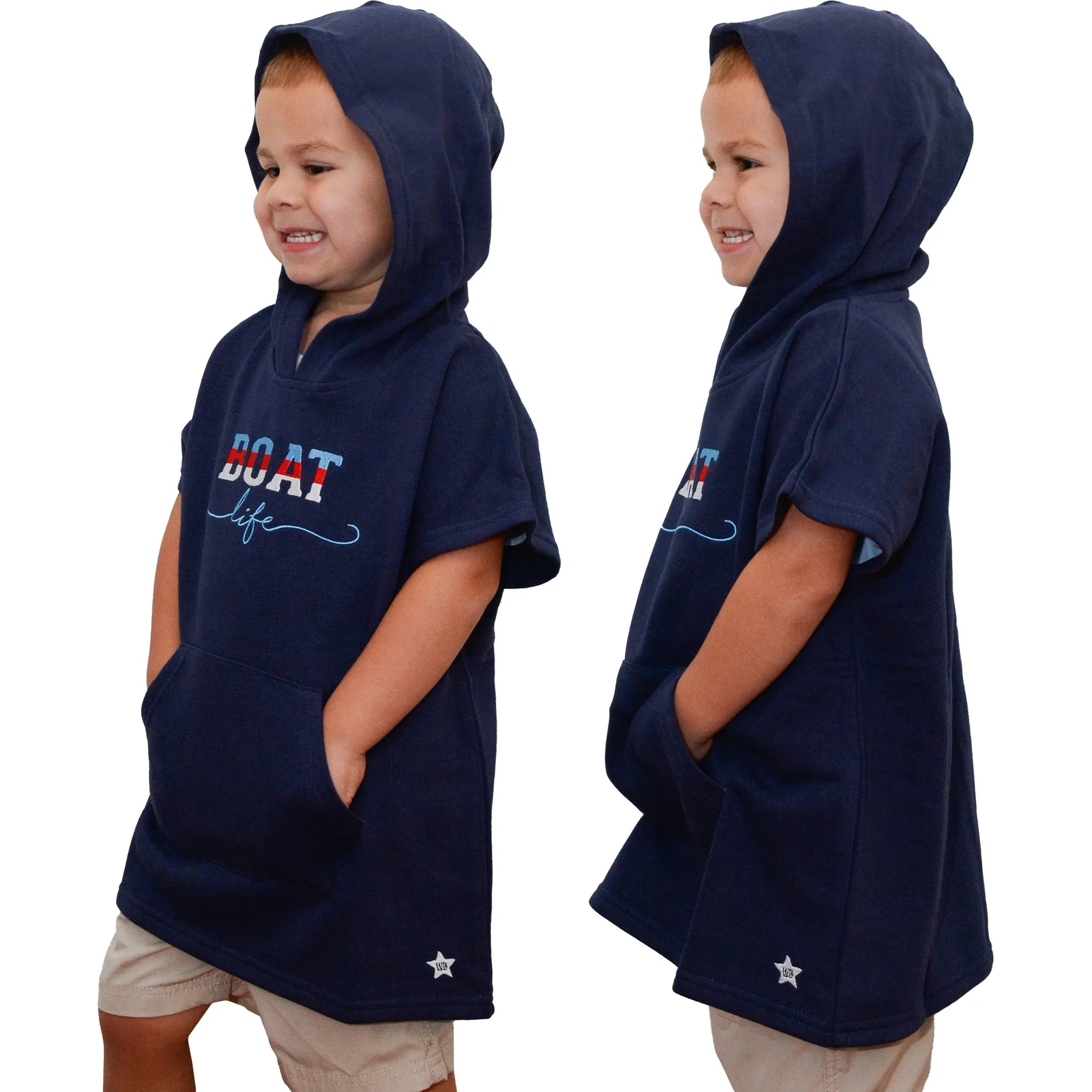 Boat Life Hooded French Terry Cover Up