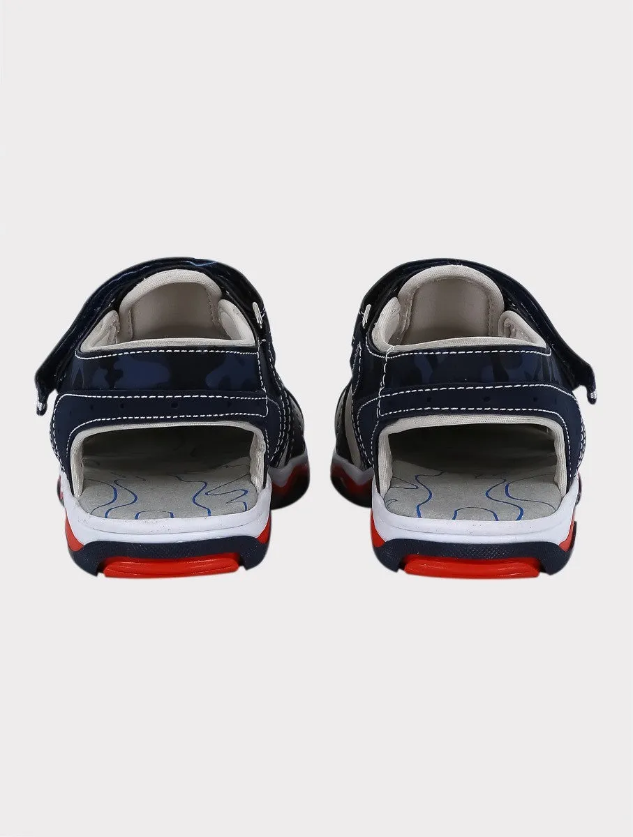 Boys Casual Trekking Sandals - Navy Blue