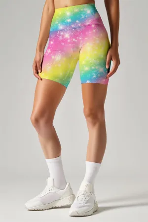 Bright Story Karen Colorful Performance Yoga Biker Shorts - Women