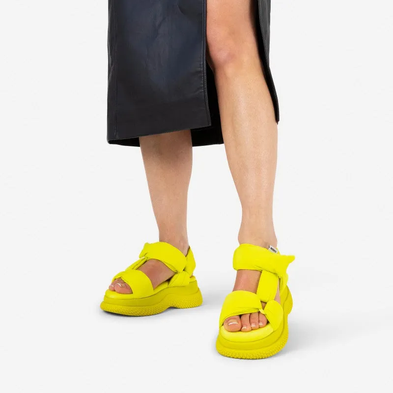 Brute Yellow Chunky Sandals