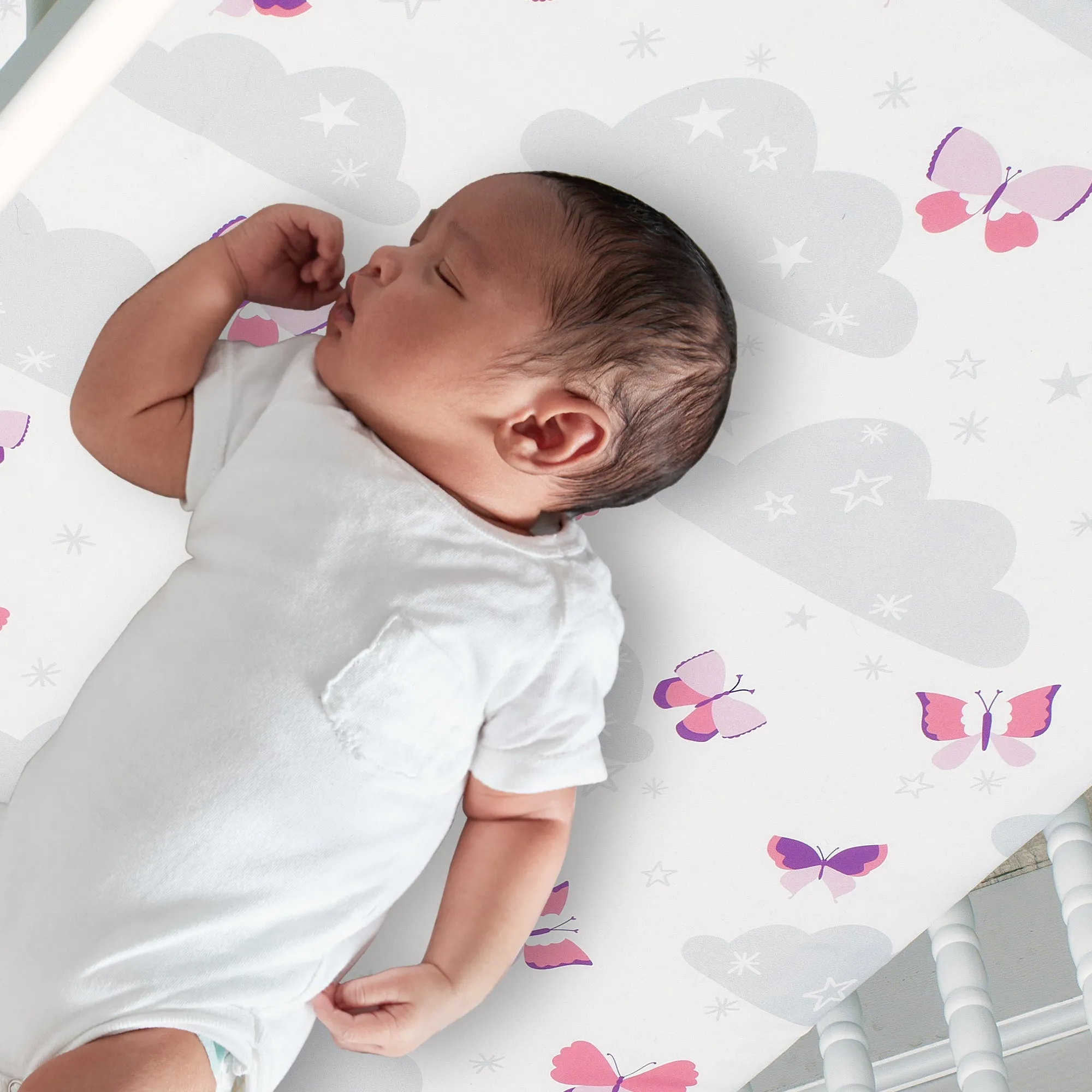 Butterfly Kisses 3-Piece Crib Bedding Set