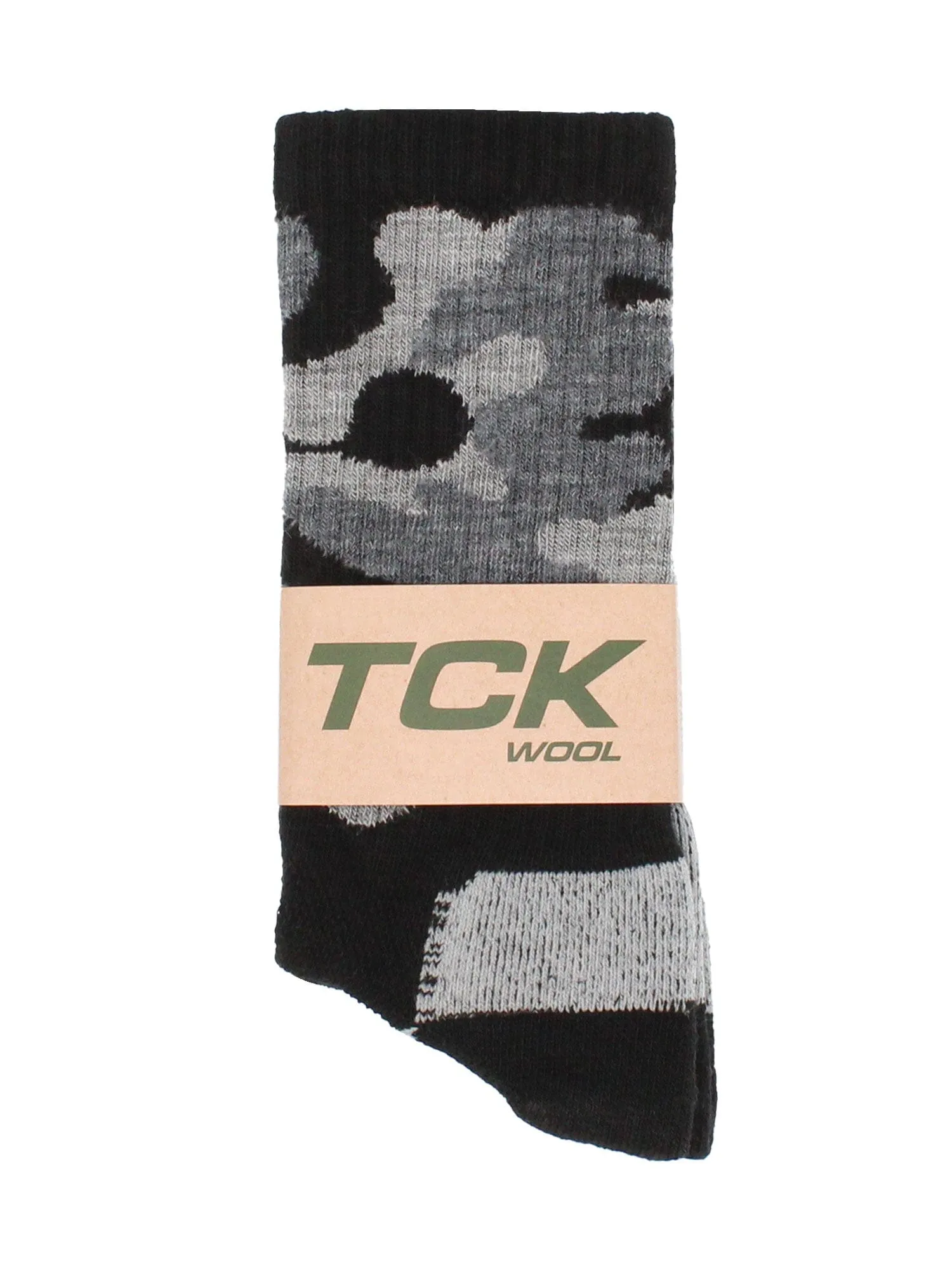 Camo Merino Wool Hiking Socks For Men & Women