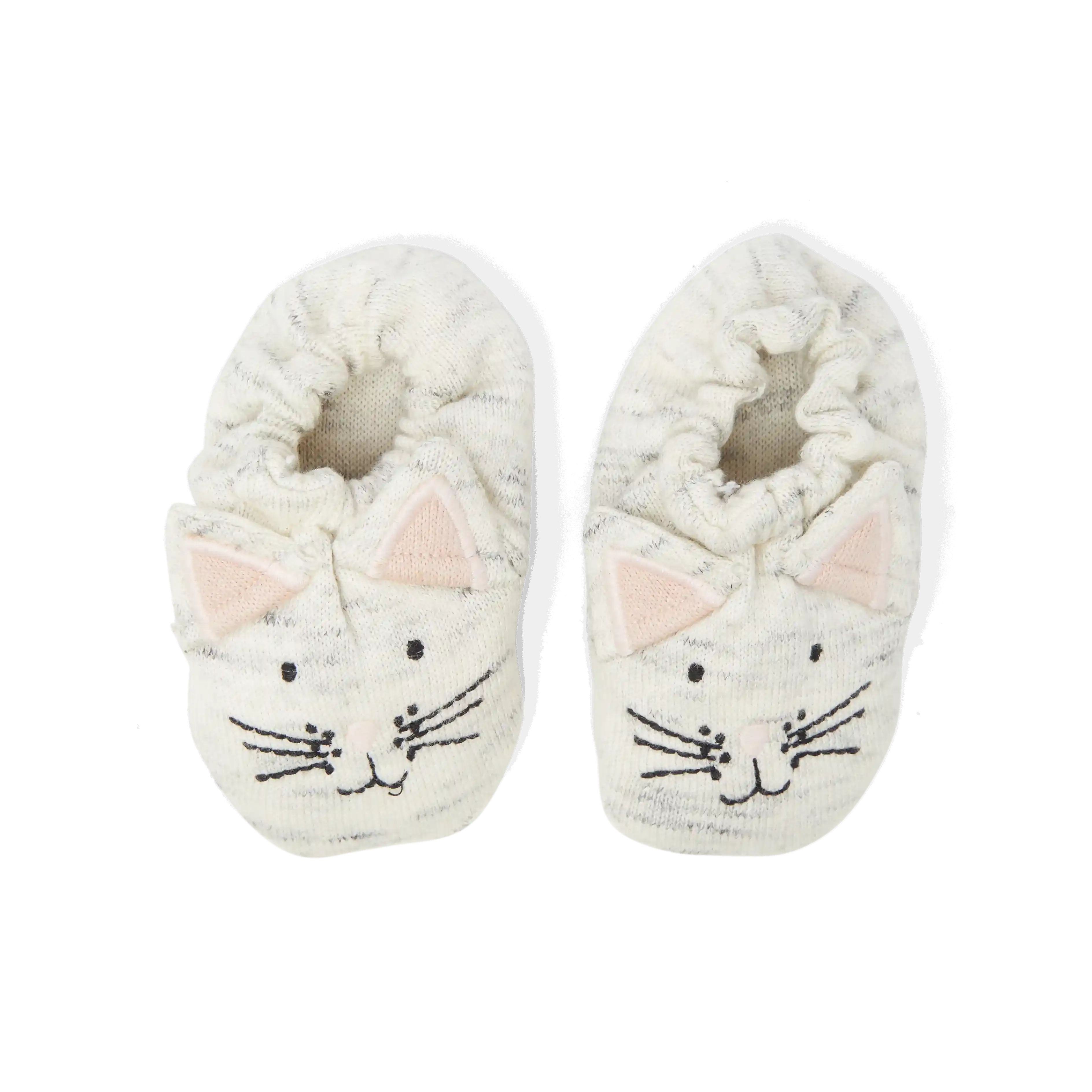 Cat Booties | Grey Cotton | Kids | by Sophie Home