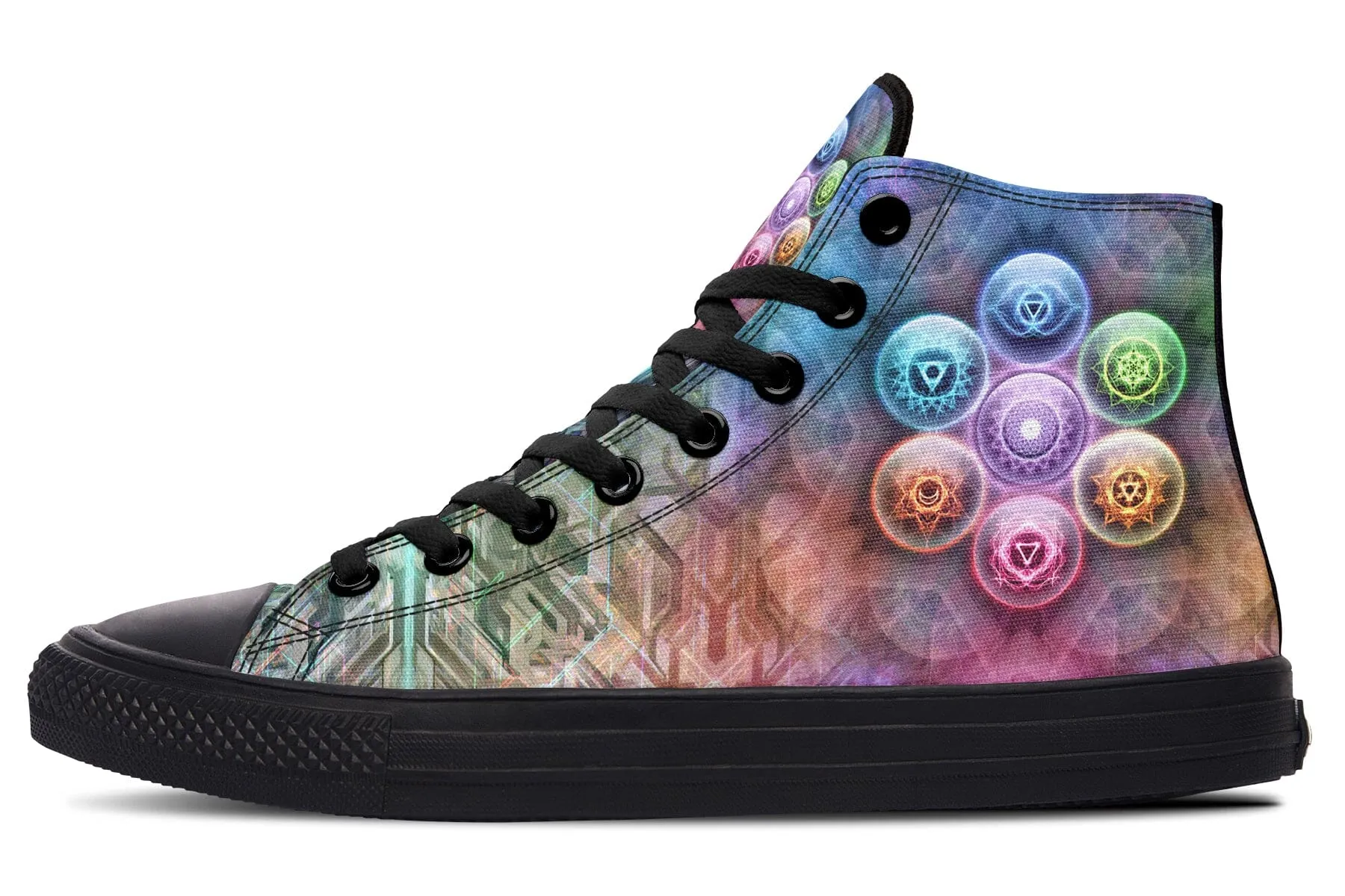 Chakra Balls High Top Shoes