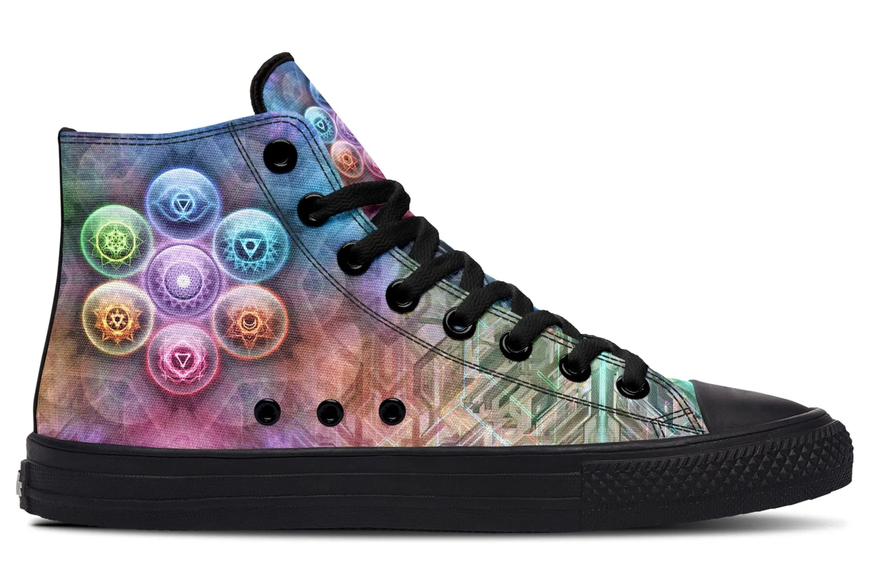 Chakra Balls High Top Shoes