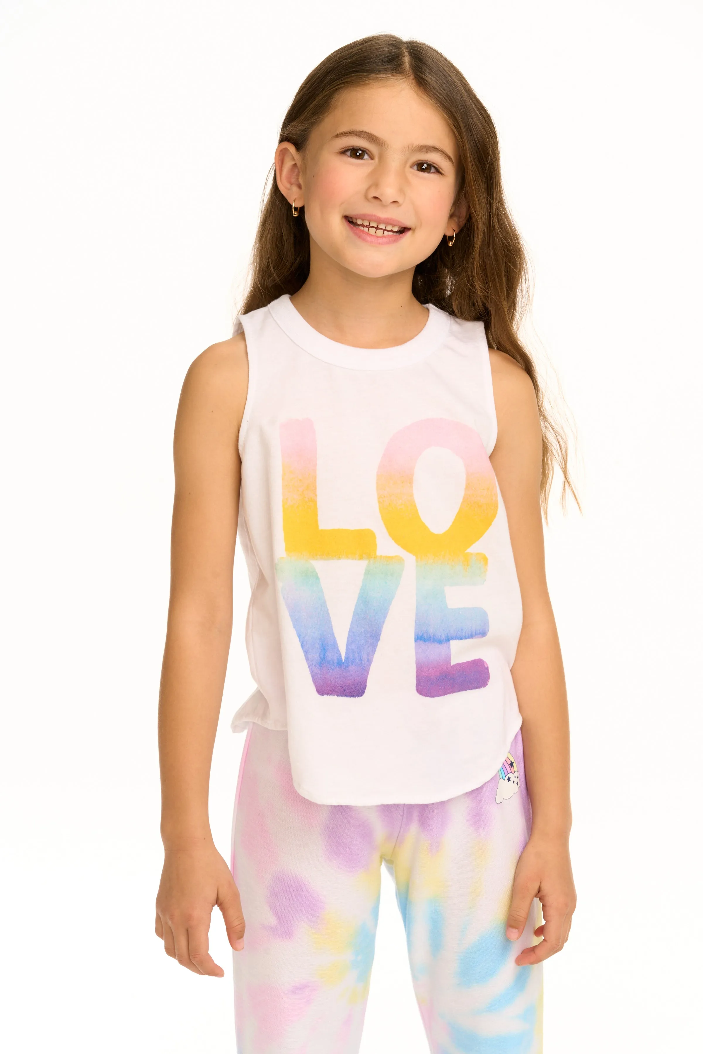 Chaser Watercolor Love Muscle Tee