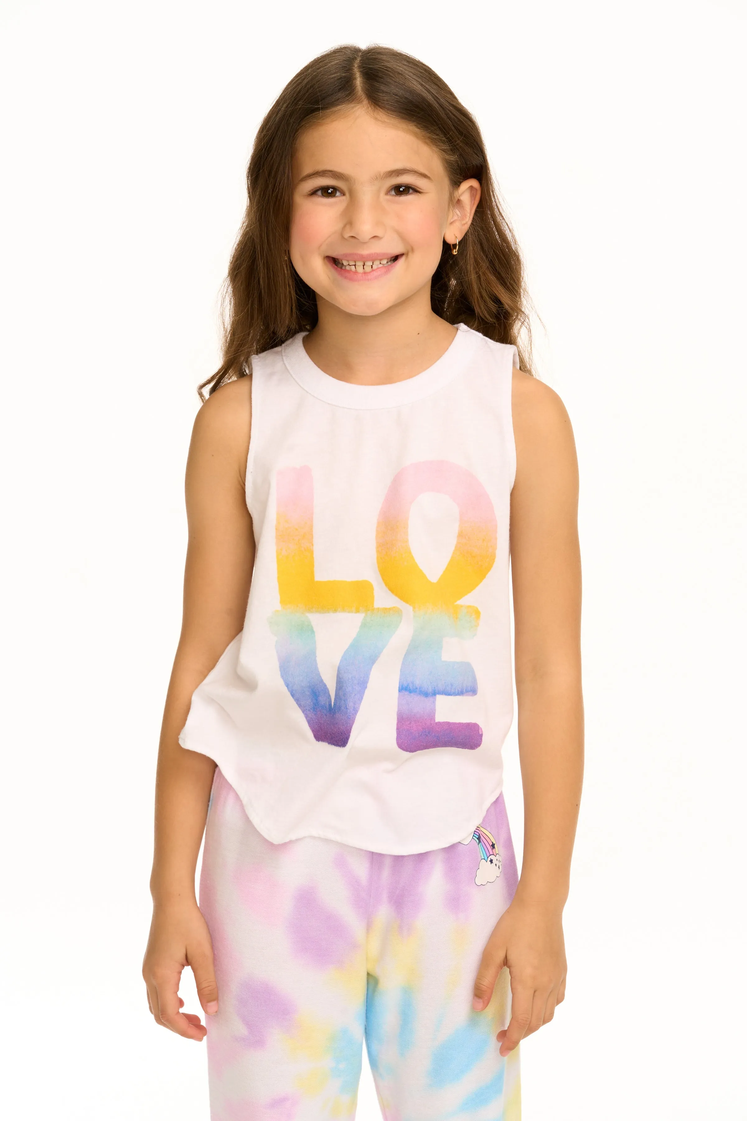 Chaser Watercolor Love Muscle Tee