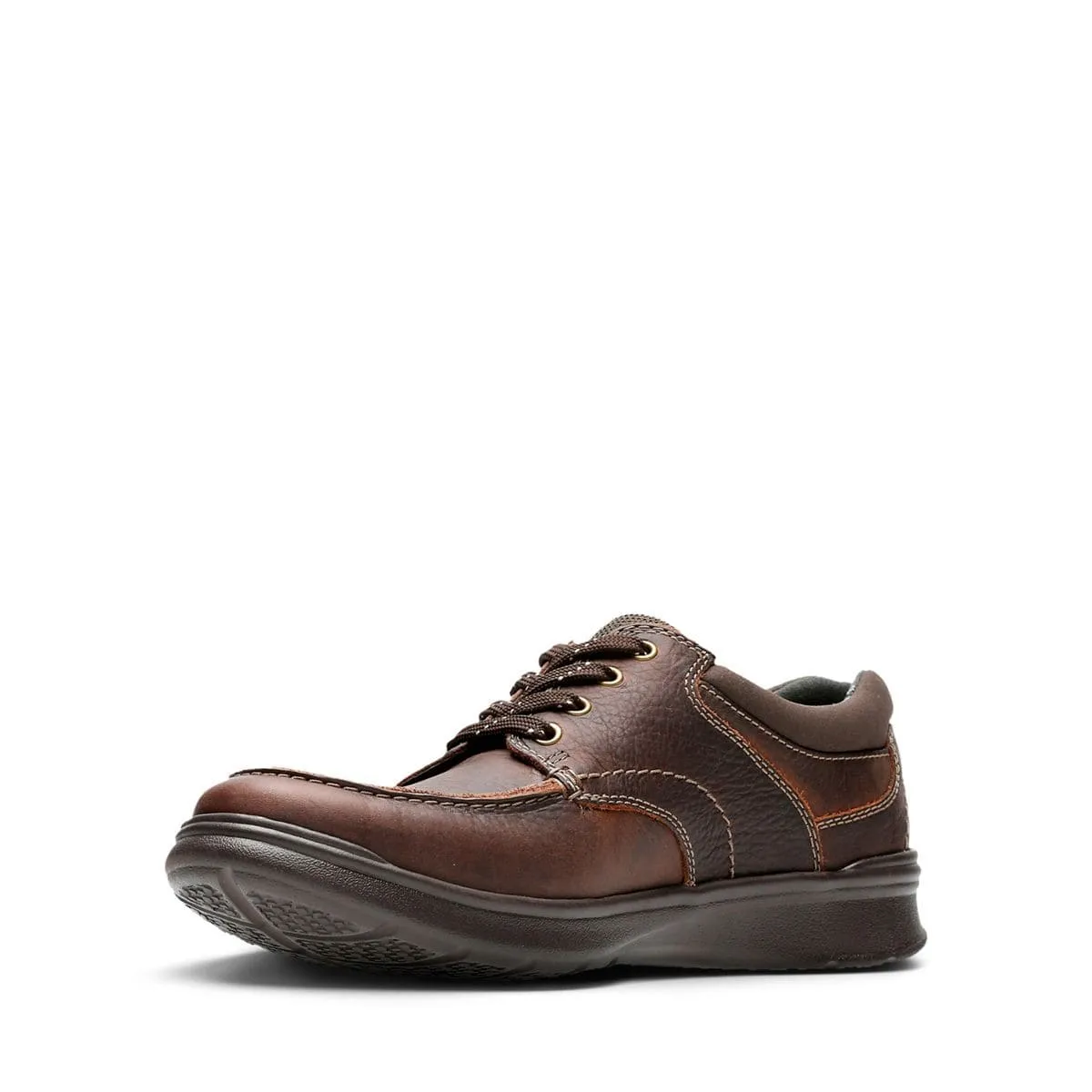 Clarks Men's Cotrell Edge Lace Up Shoes- Brown Oily