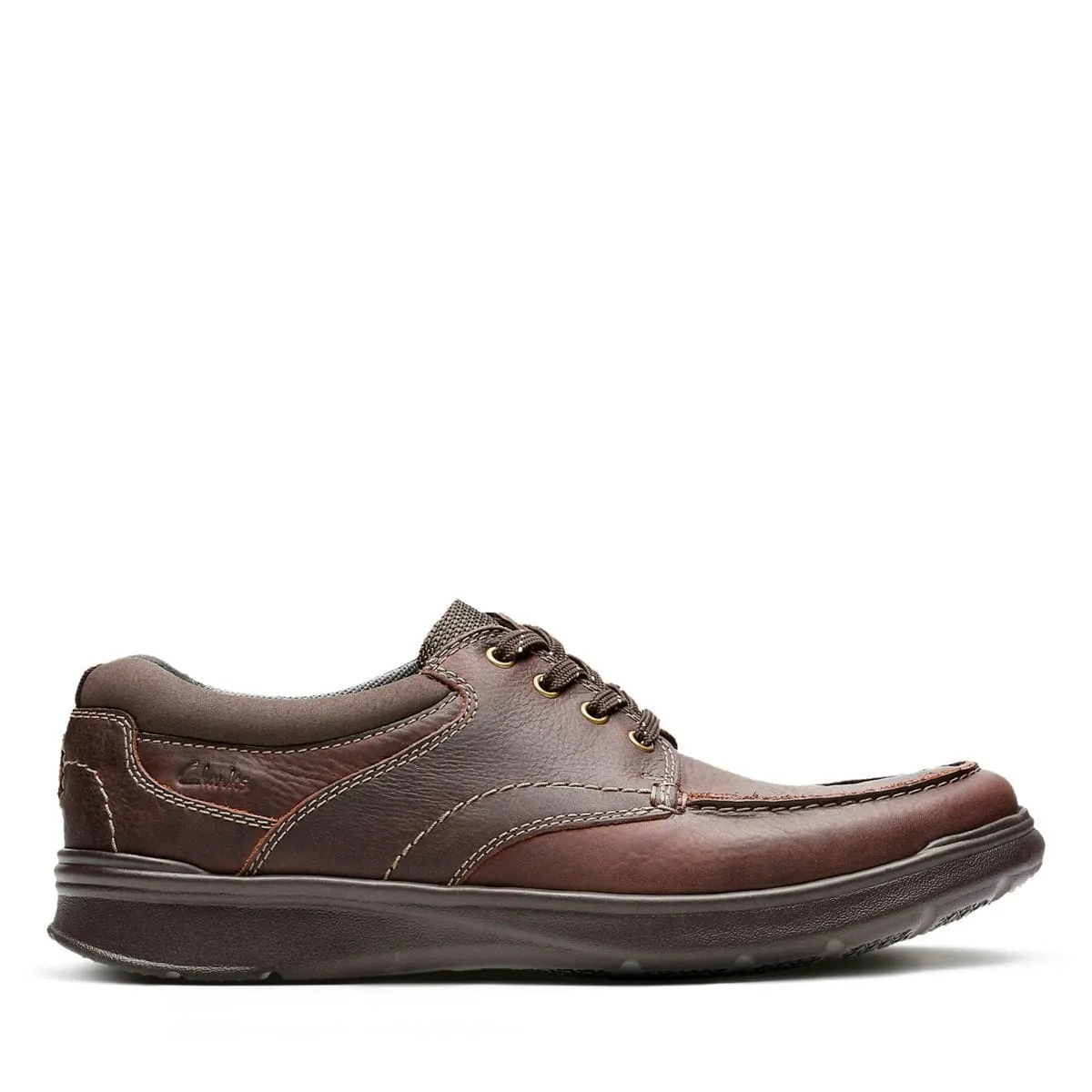 Clarks Men's Cotrell Edge Lace Up Shoes- Brown Oily