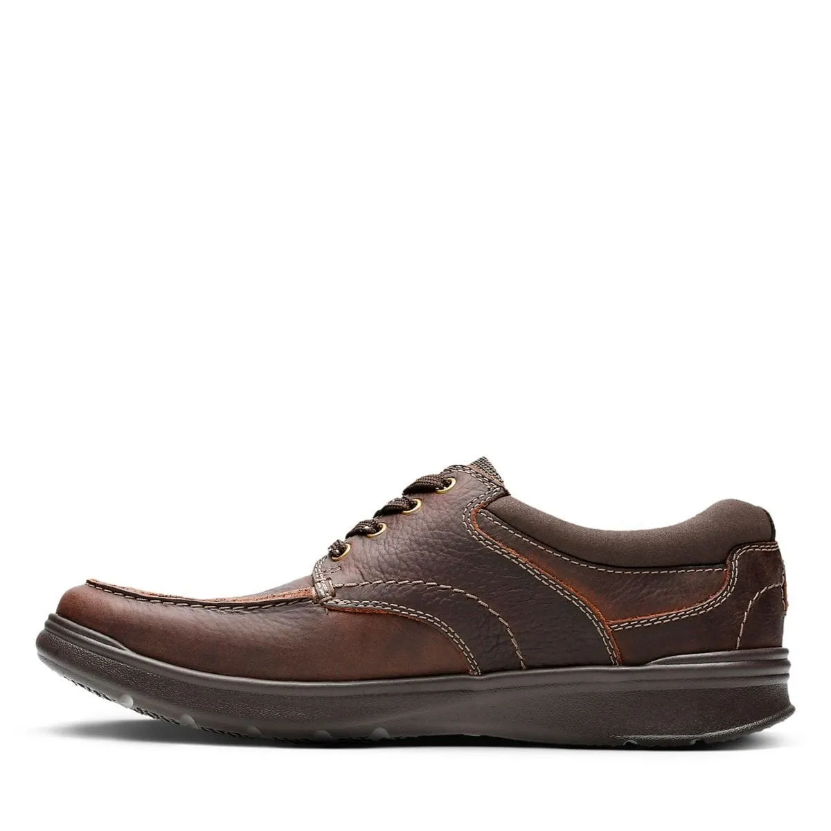 Clarks Men's Cotrell Edge Lace Up Shoes- Brown Oily