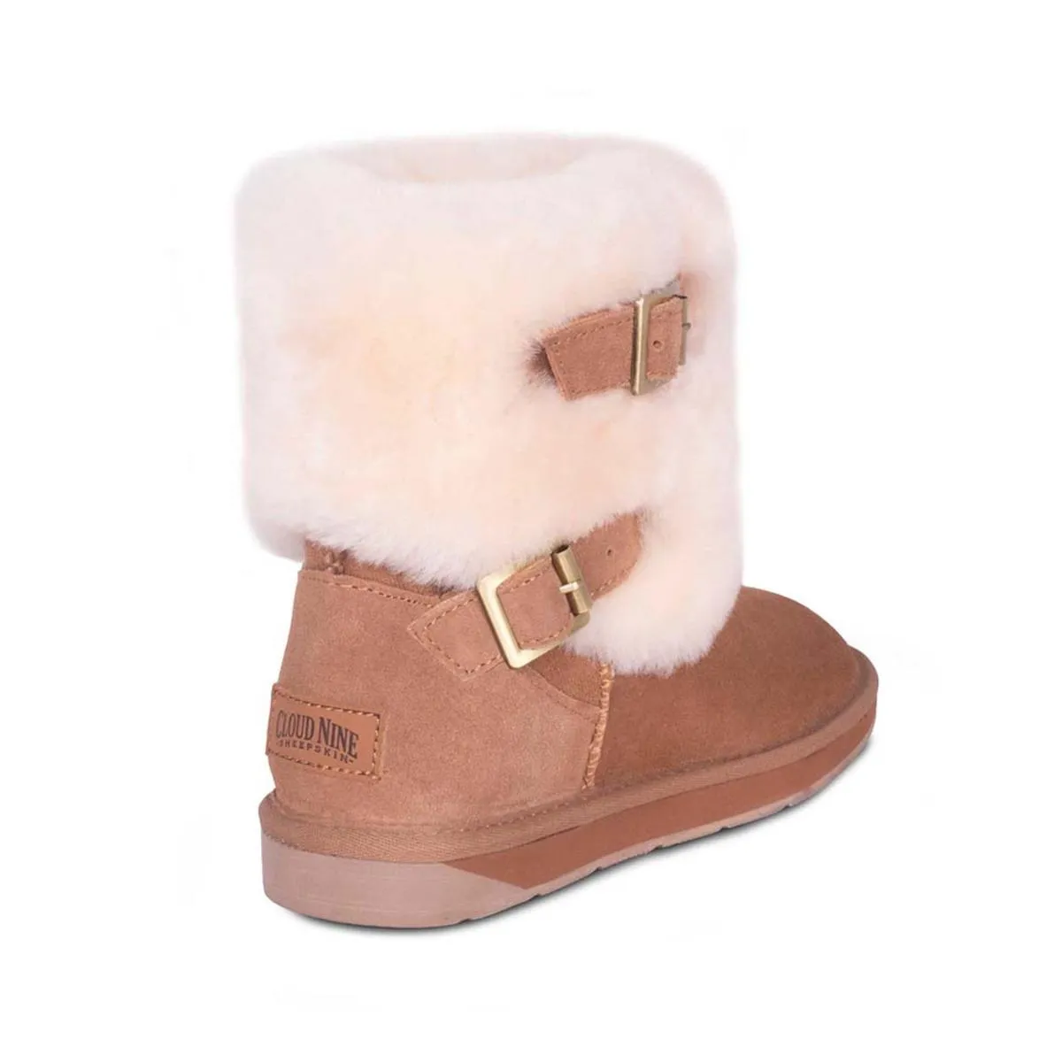 Cloud Nine Sheepskin Ladies Two Buckle Sheepskin Boots